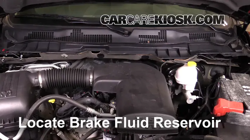 2014 Ram 1500 Big Horn 3.6L V6 FlexFuel Crew Cab Pickup Brake Fluid Add Fluid